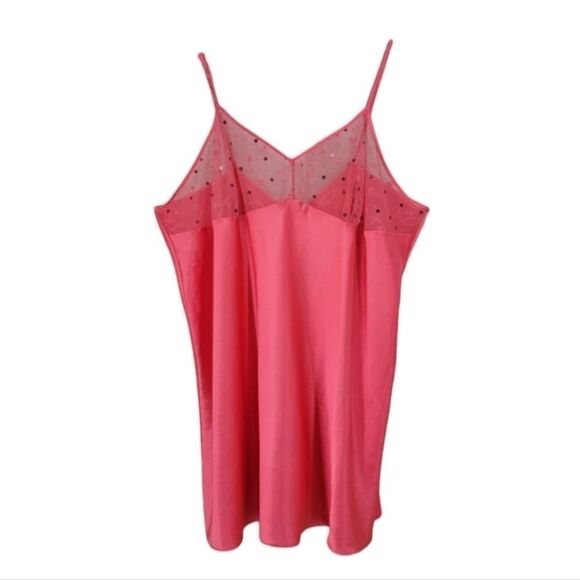 Avon Pink Chemise Slip Dress Negligee Women's Plus Size 4X - Picture 1 of 9